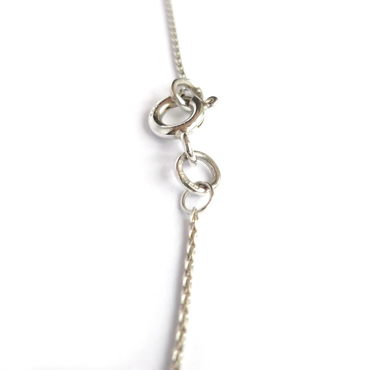 18ct white and yellow gold contemporary Russian style necklace