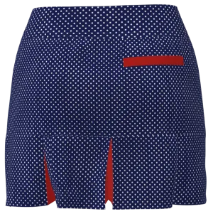 AB SPORT Women's Polka Dot Print Golf Skirt  BSKG05-NPDSR
