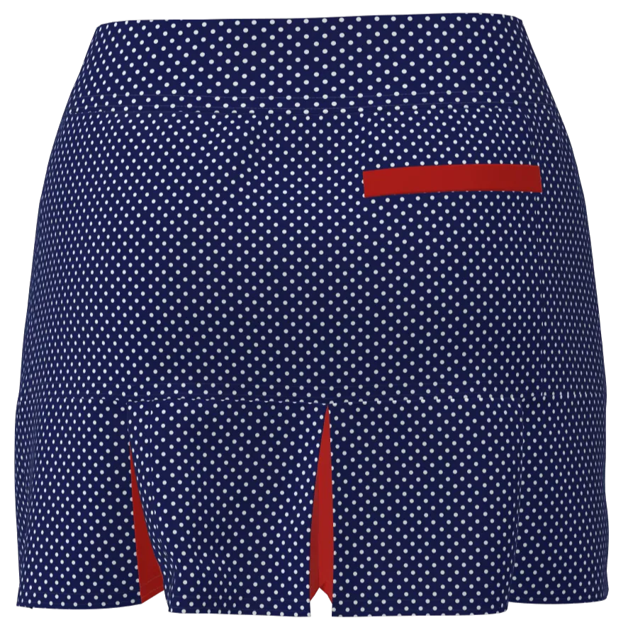 AB SPORT Women's Polka Dot Print Golf Skirt  BSKG05-NPDSR