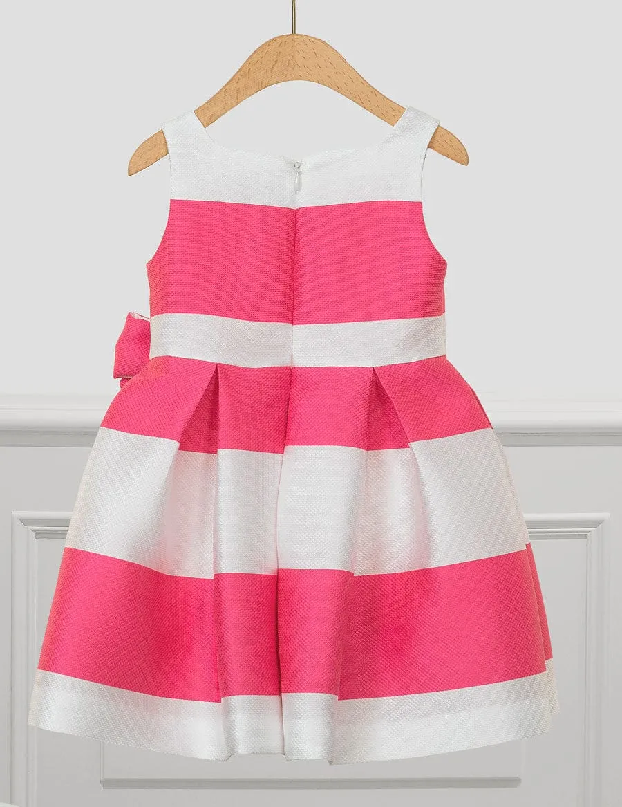 Abel & Lula Striped Jaquard Dress