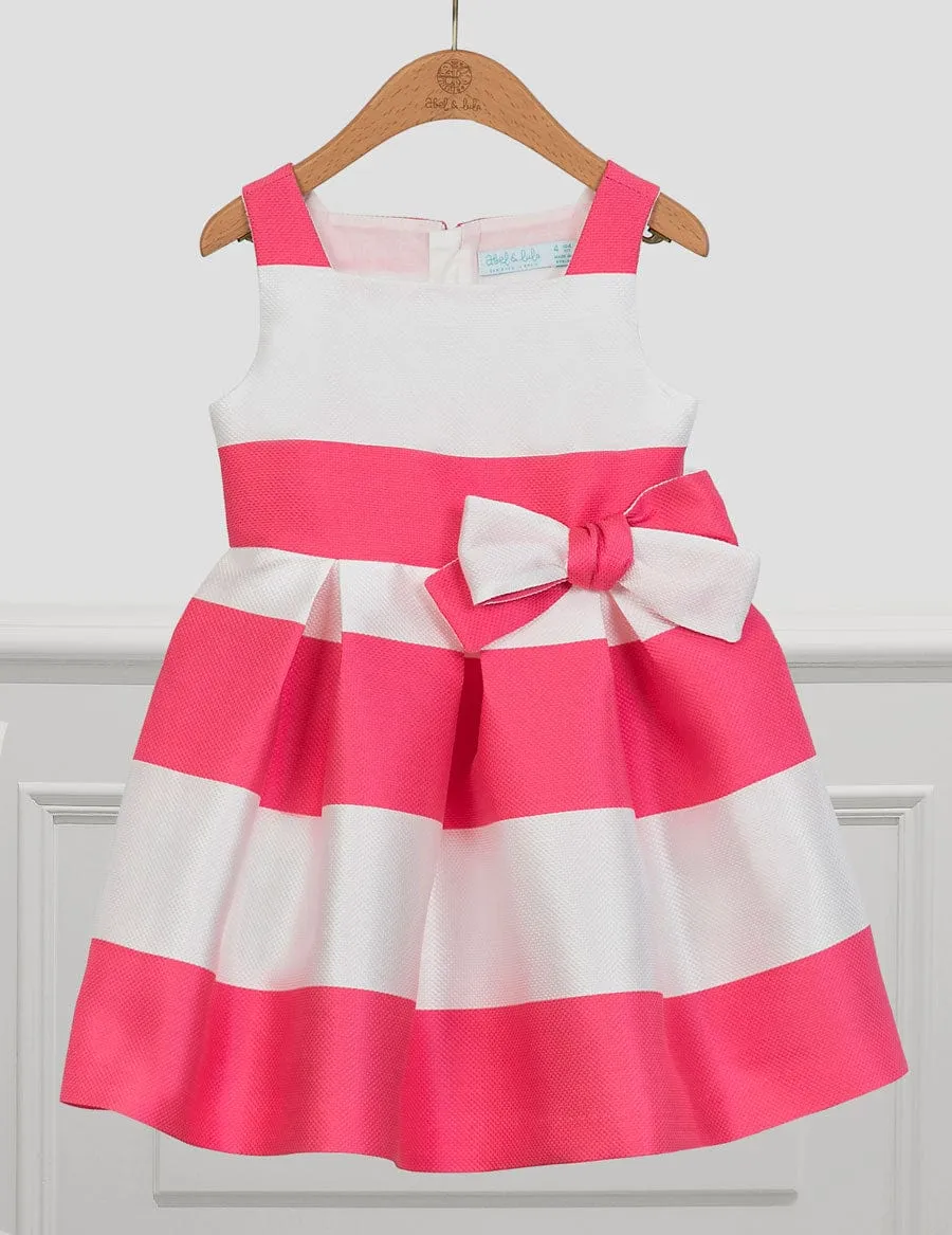 Abel & Lula Striped Jaquard Dress