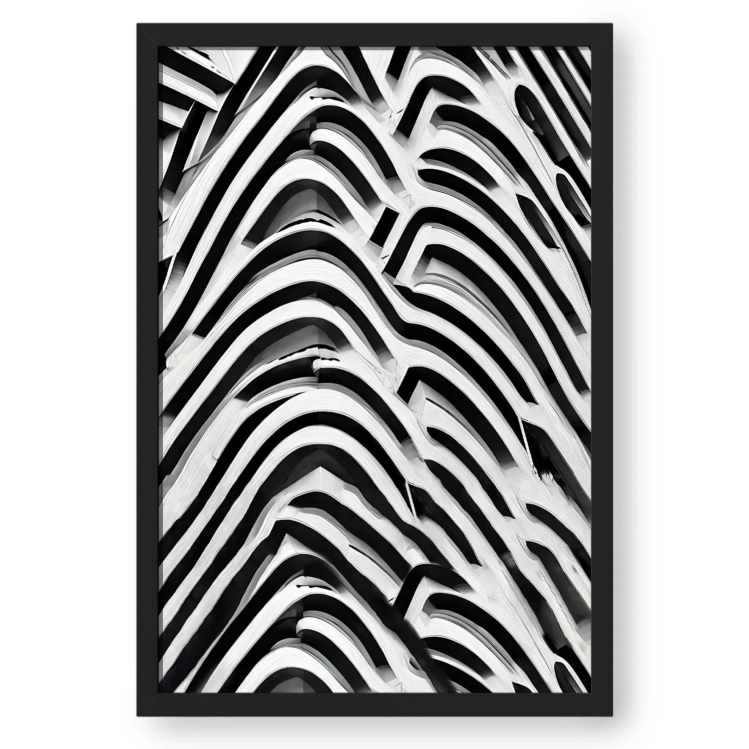 Abstract Art Of Curvy Patterns