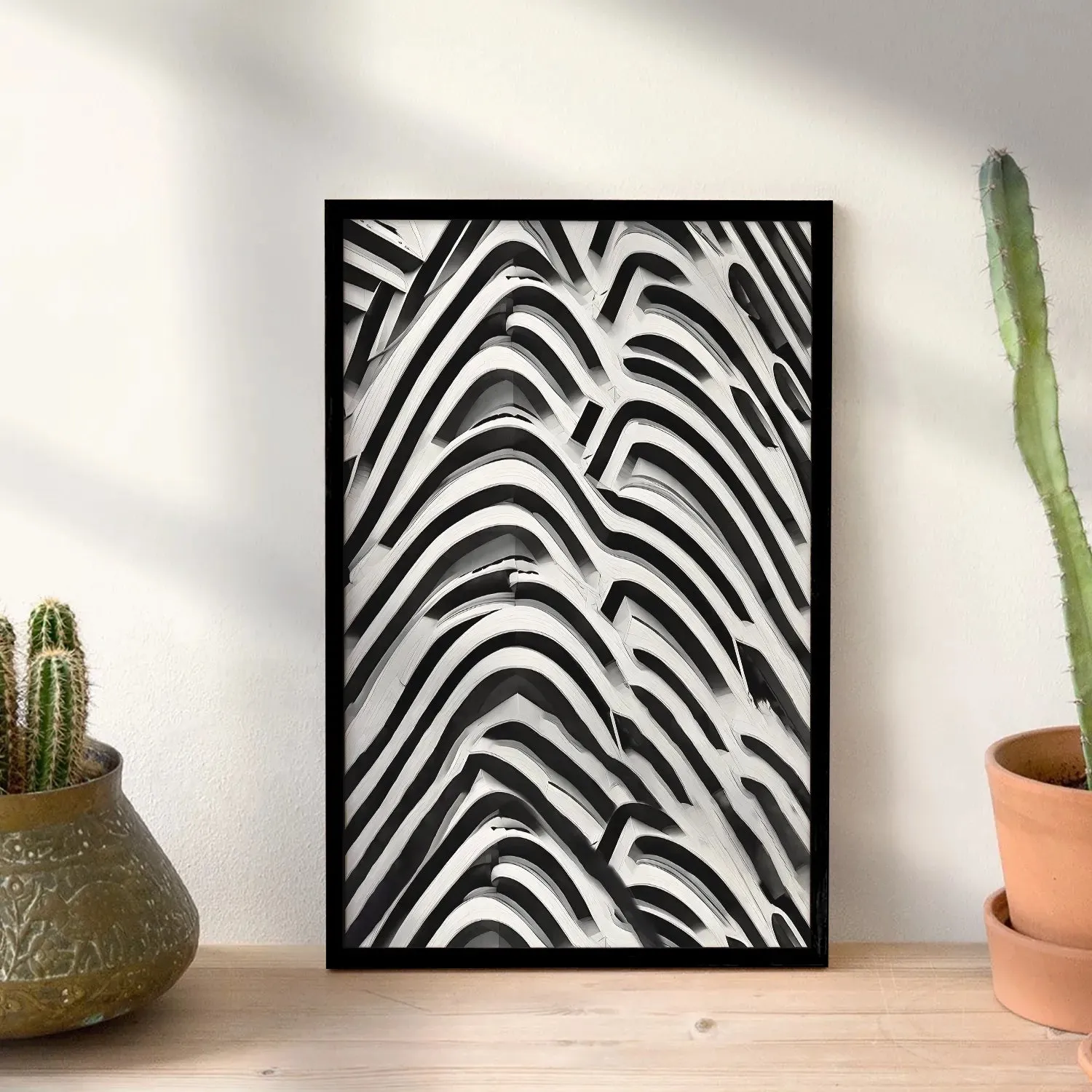 Abstract Art Of Curvy Patterns