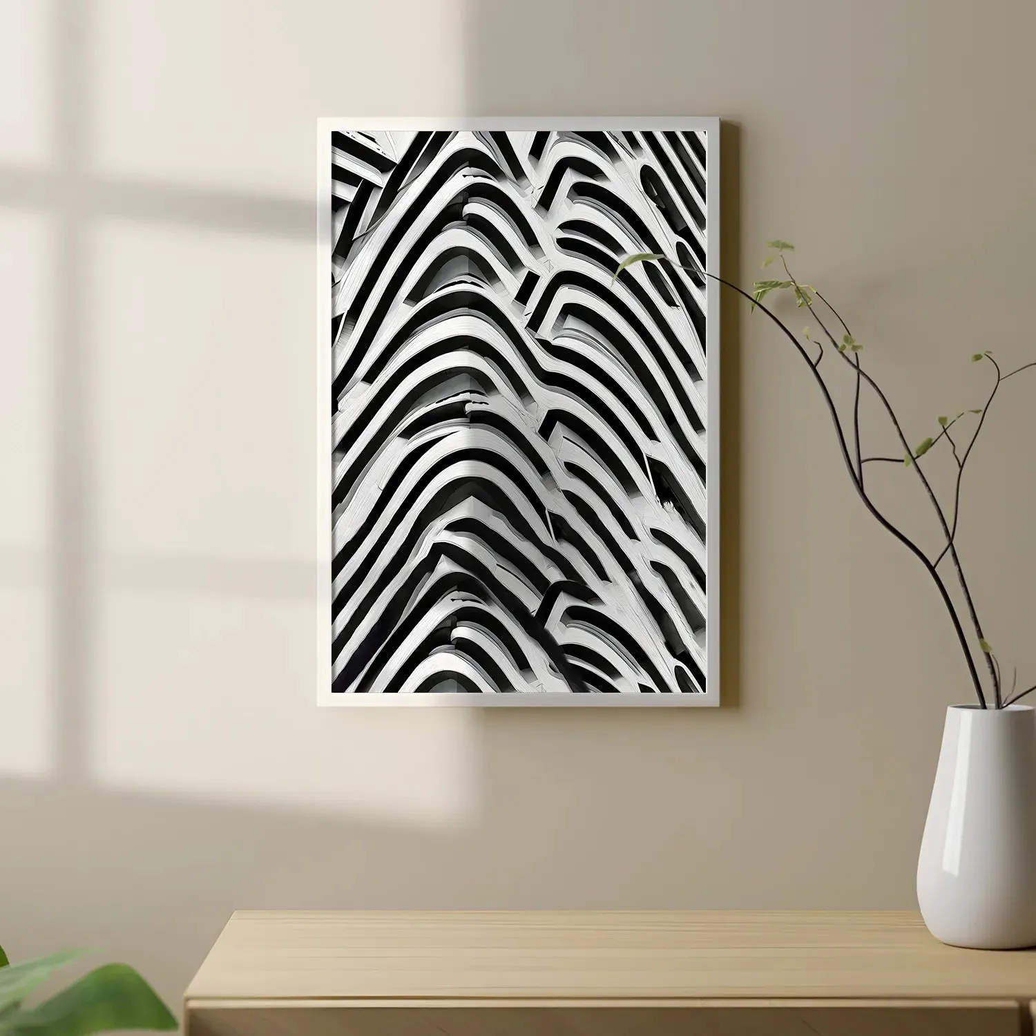Abstract Art Of Curvy Patterns