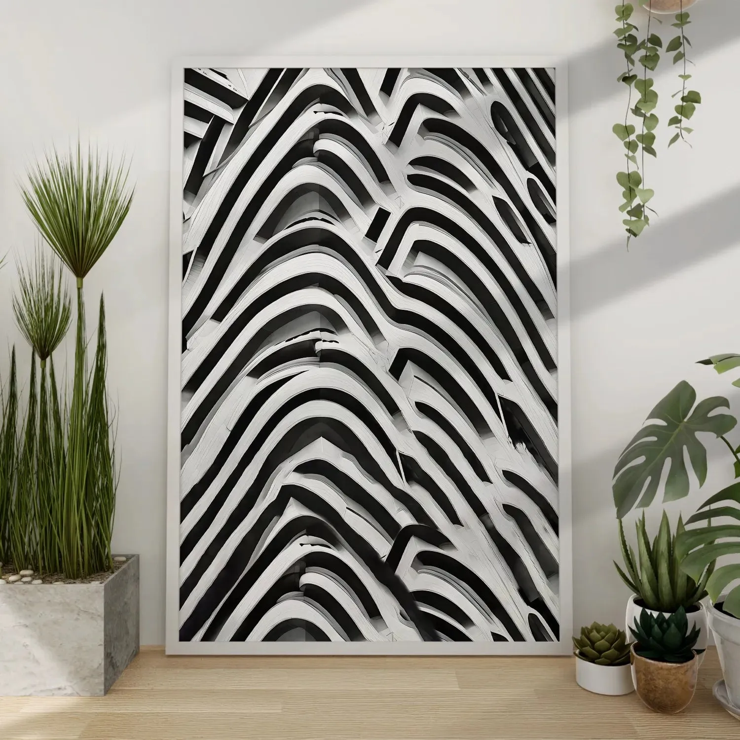 Abstract Art Of Curvy Patterns