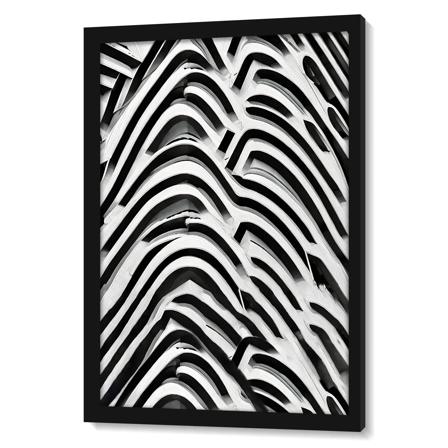Abstract Art Of Curvy Patterns
