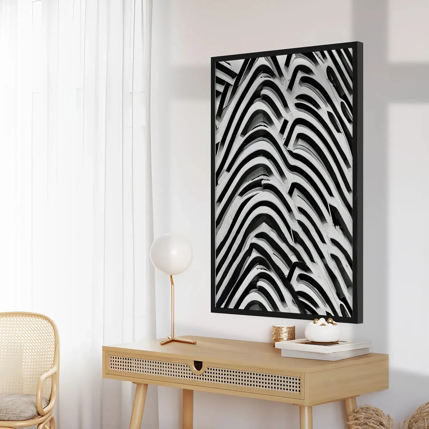 Abstract Art Of Curvy Patterns