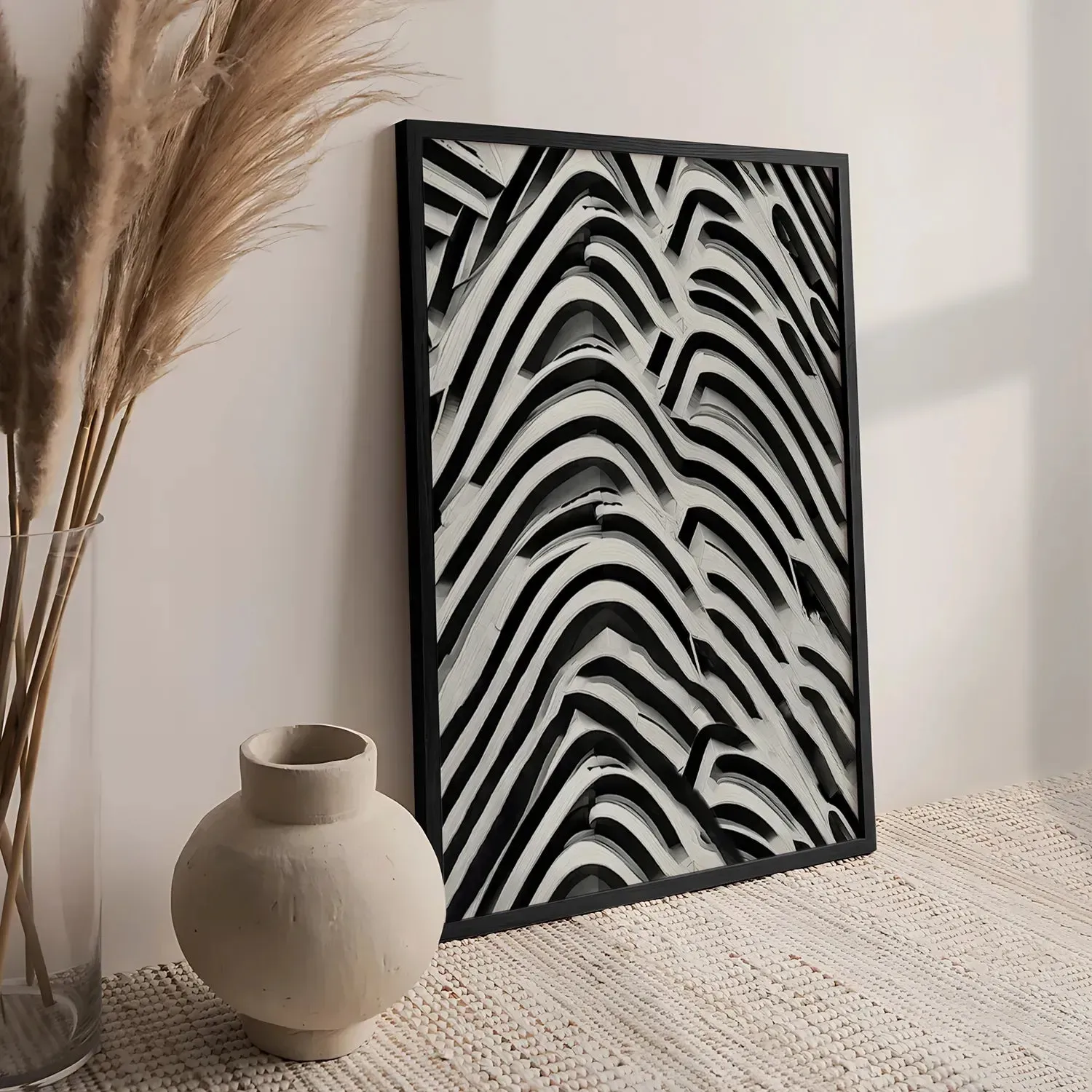Abstract Art Of Curvy Patterns