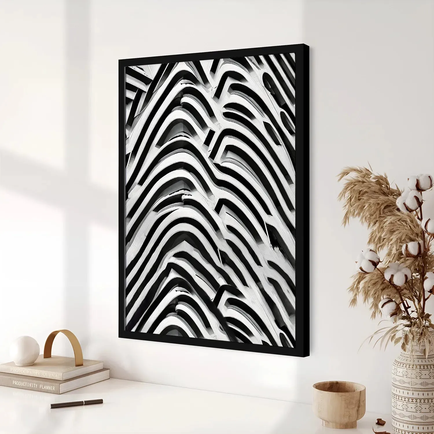 Abstract Art Of Curvy Patterns