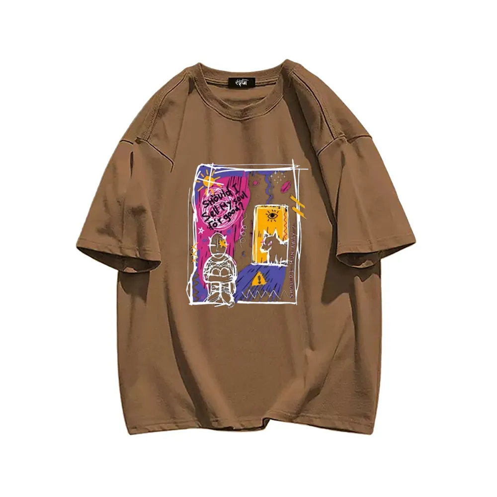 “Abstract Painting Evil Dog” T-shirt