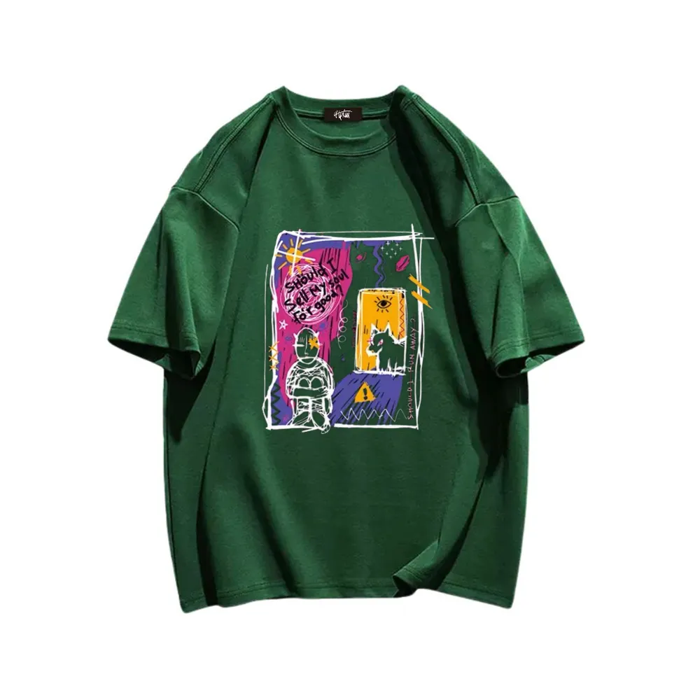 “Abstract Painting Evil Dog” T-shirt