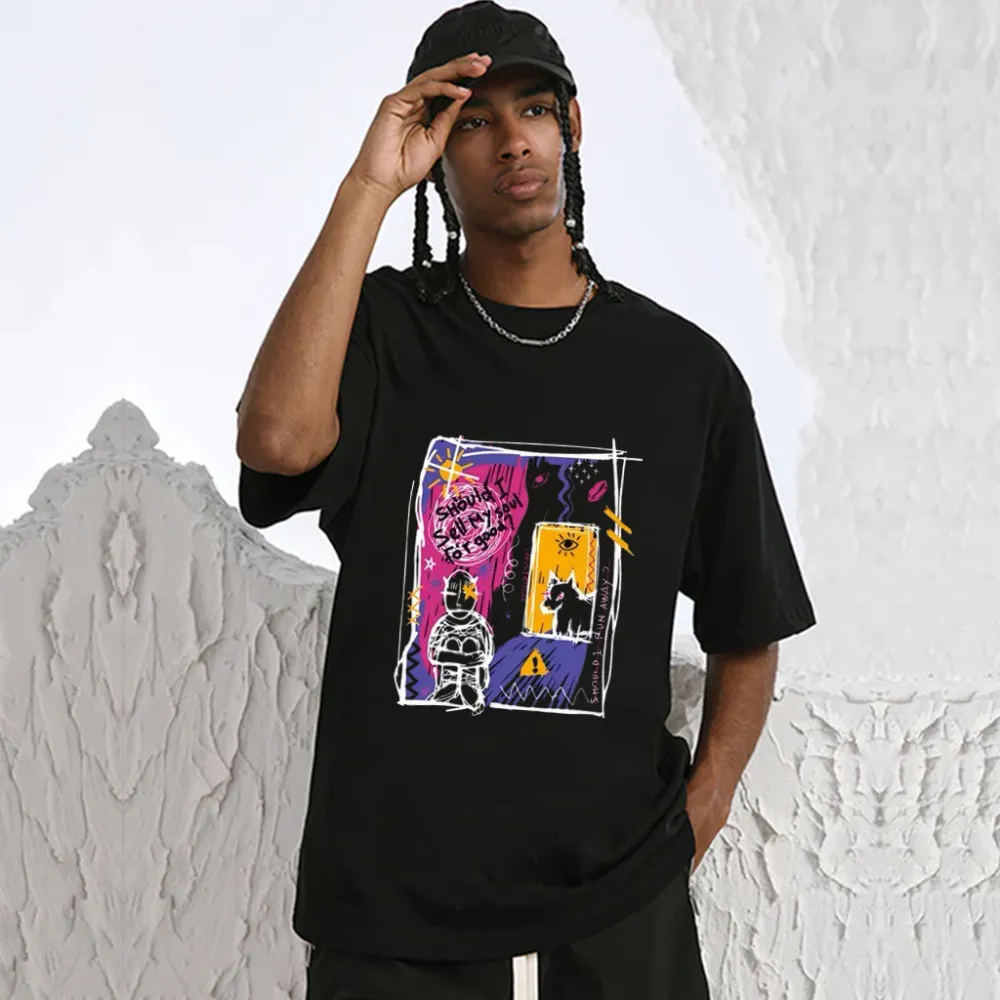 “Abstract Painting Evil Dog” T-shirt
