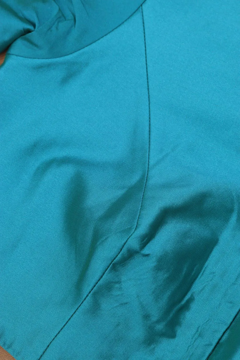 Blue Silk Non Padded Blouse - Elegant and Comfortable