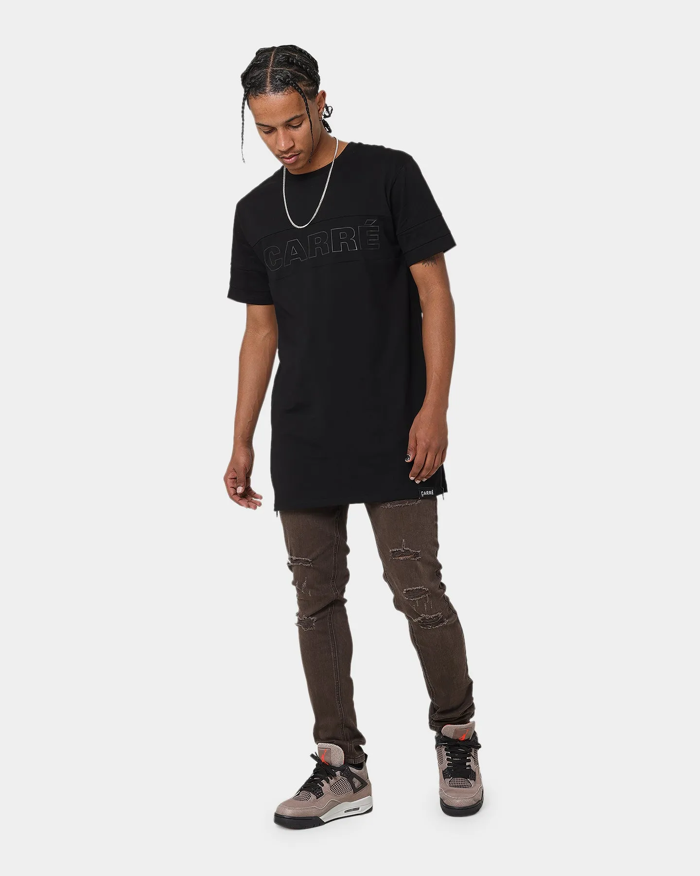 Carré Panneau T-Shirt Black/Black