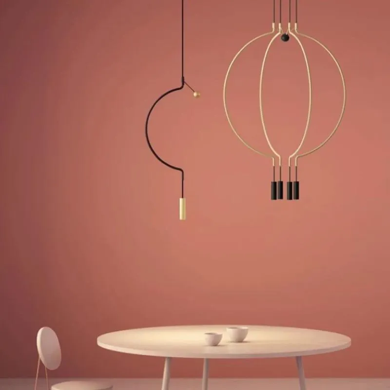Contemporary Sculptural Pendant Cluster