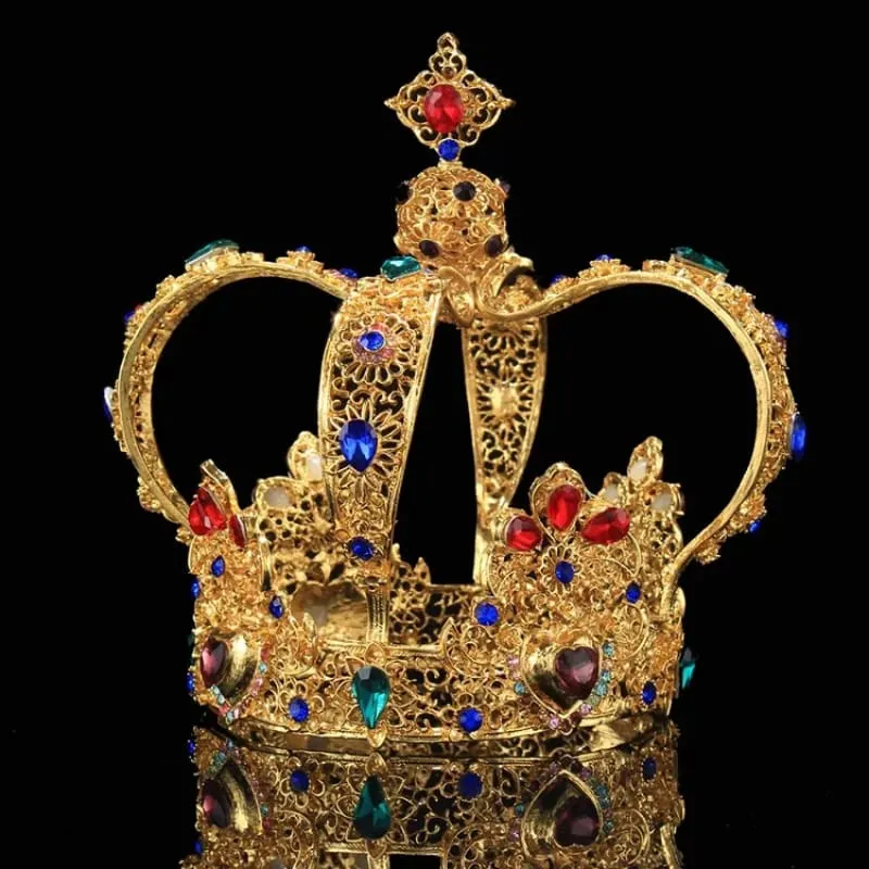 Crystal Queen Crown with Diamonds for Women Pageants and Weddings