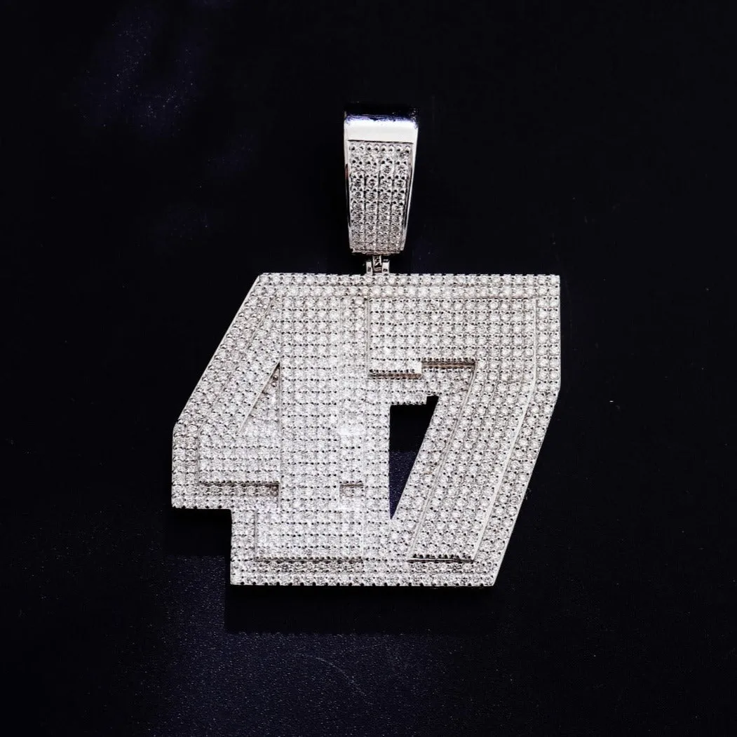 Custom Number Pendant