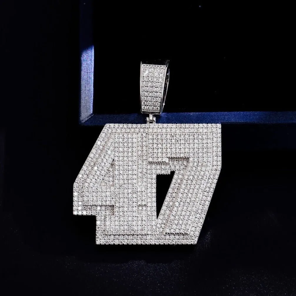 Custom Number Pendant