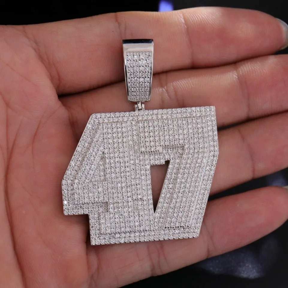 Custom Number Pendant