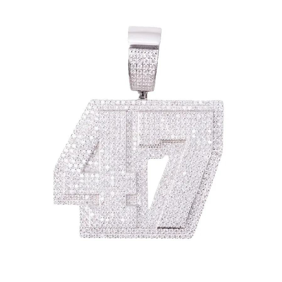 Custom Number Pendant