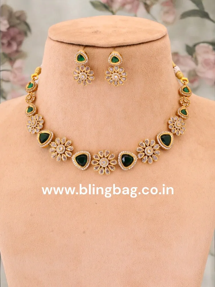 Emerald Antje Victorian Jewellery Set - New Arrival