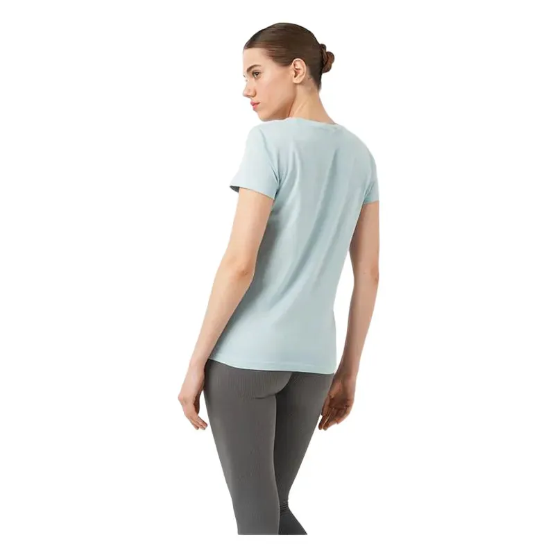 ESS  Metallic Logo Tee Turquoise Surf-Si