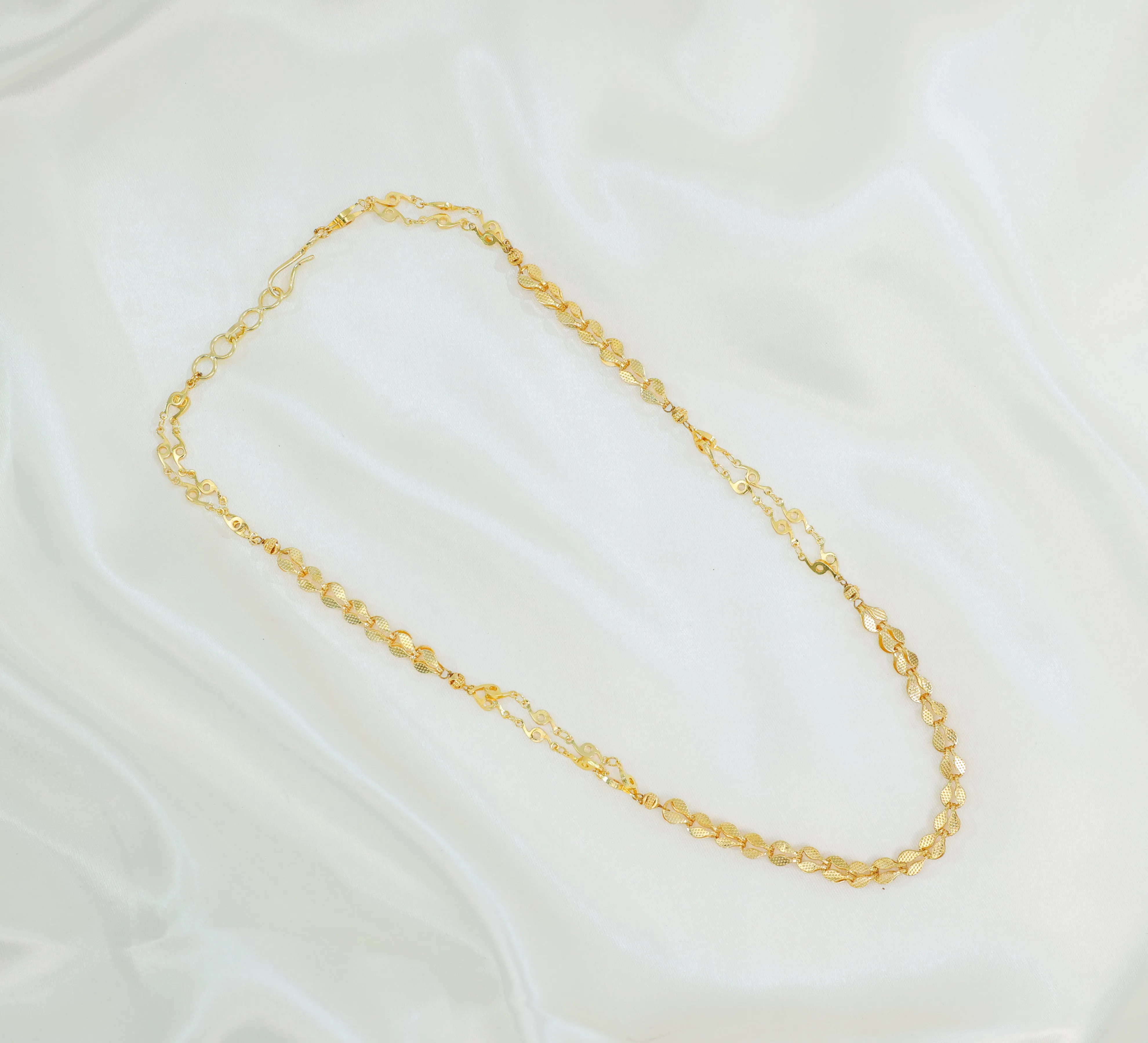 Gold-Plated Mangalsutra-Style Necklace