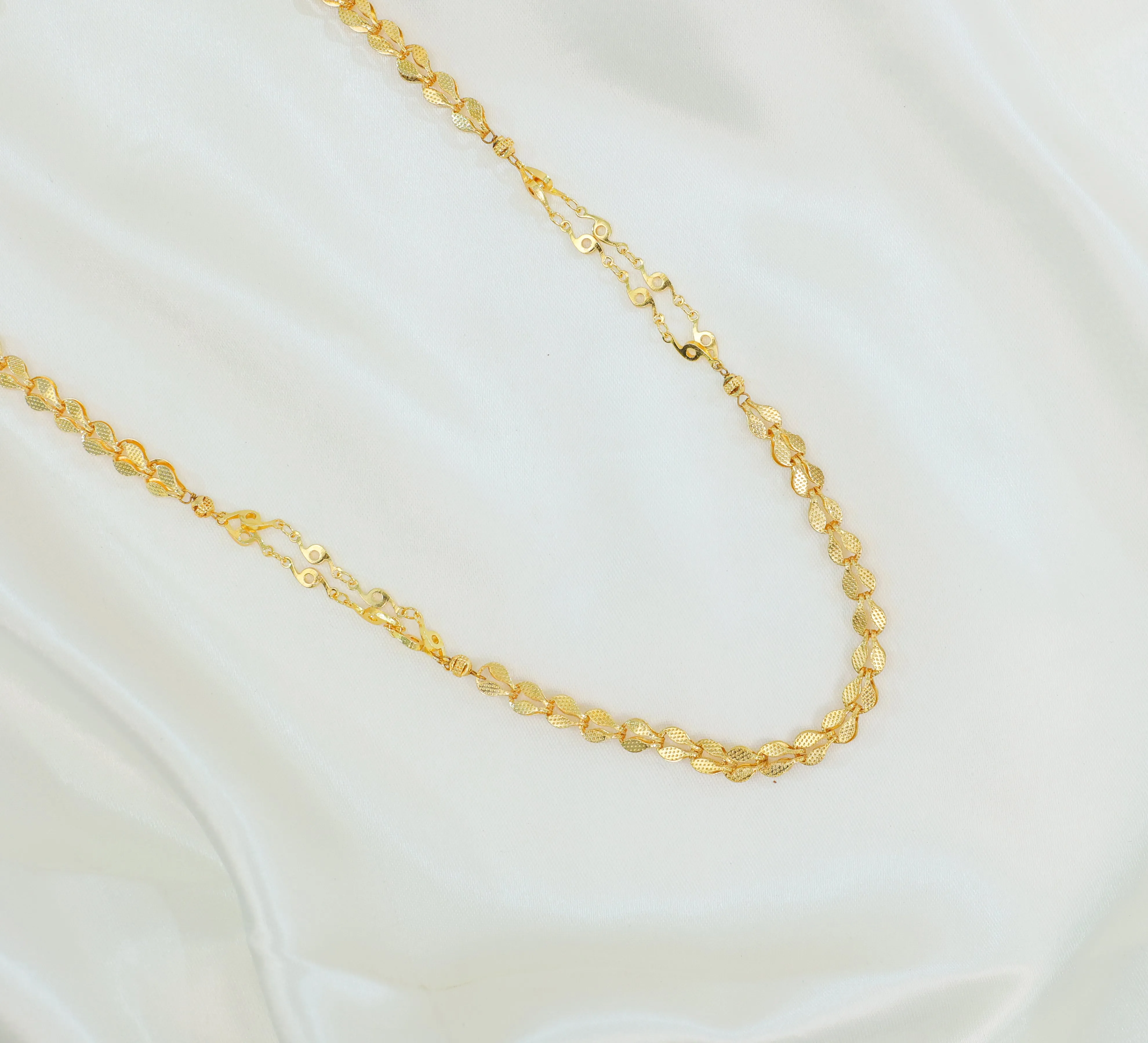 Gold-Plated Mangalsutra-Style Necklace