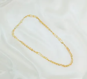 Gold-Plated Mangalsutra-Style Necklace