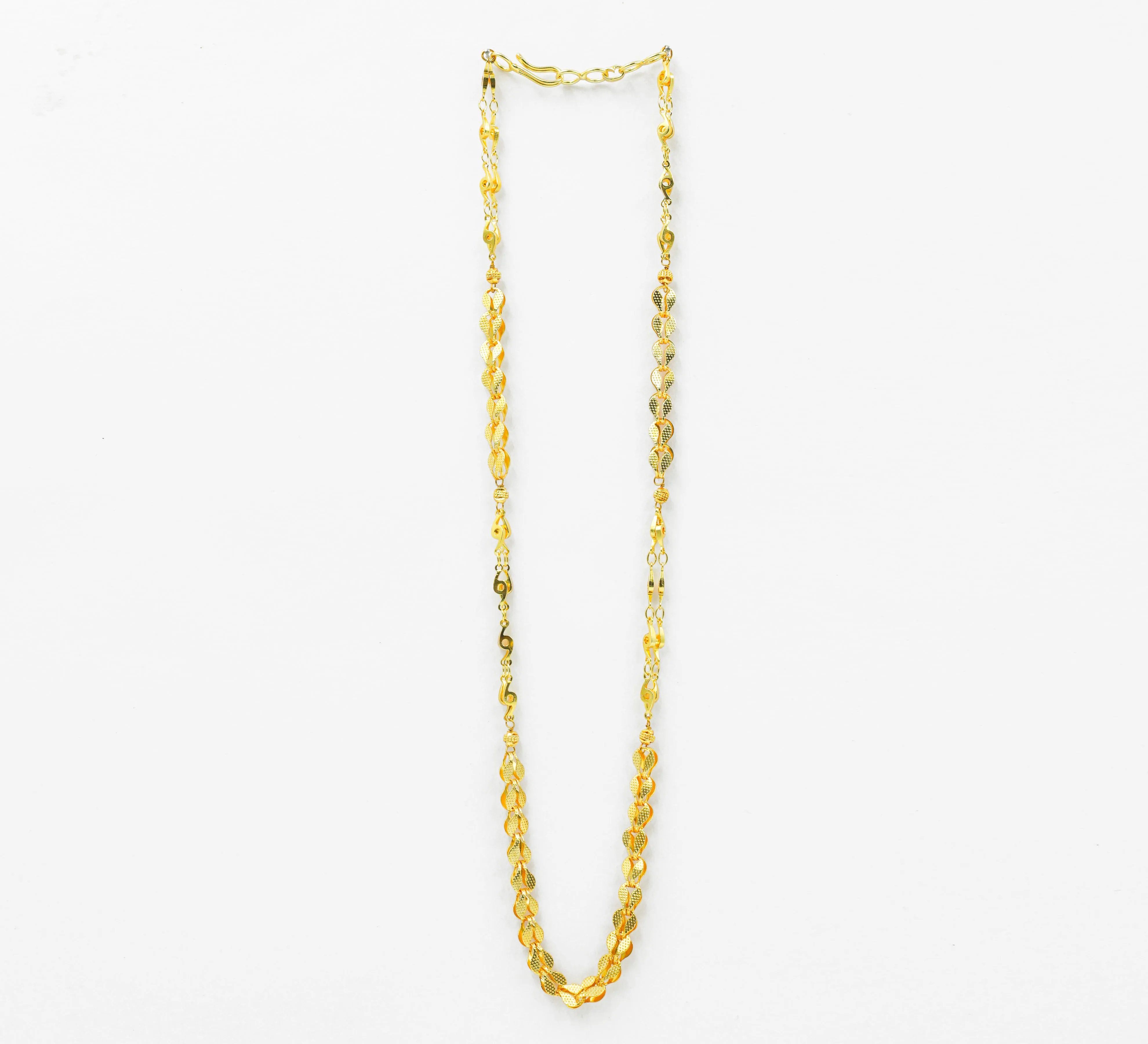 Gold-Plated Mangalsutra-Style Necklace