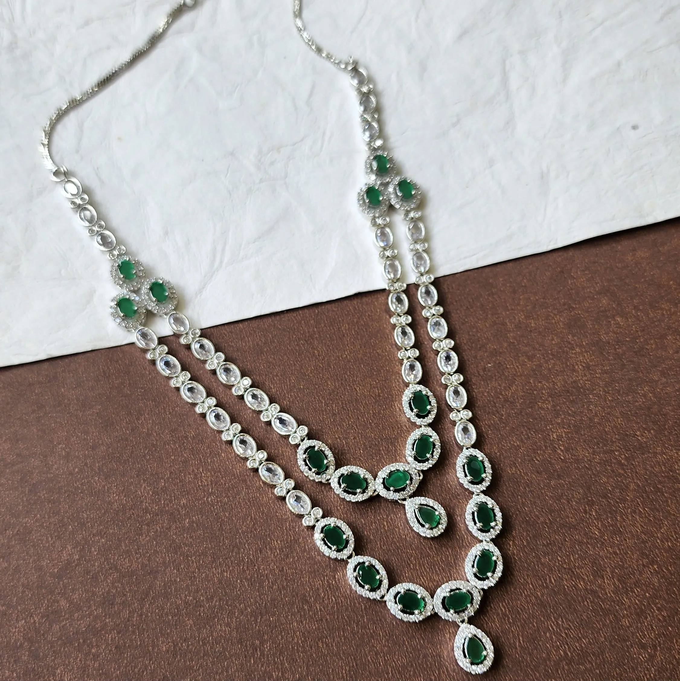 Green Two Layer AD Neckset