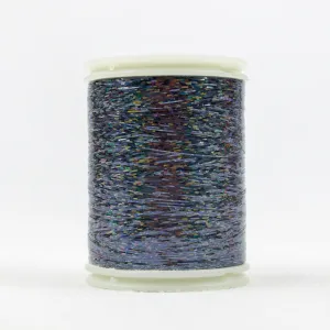 HC8158 - Hologram Polyester Slitted Black Thread