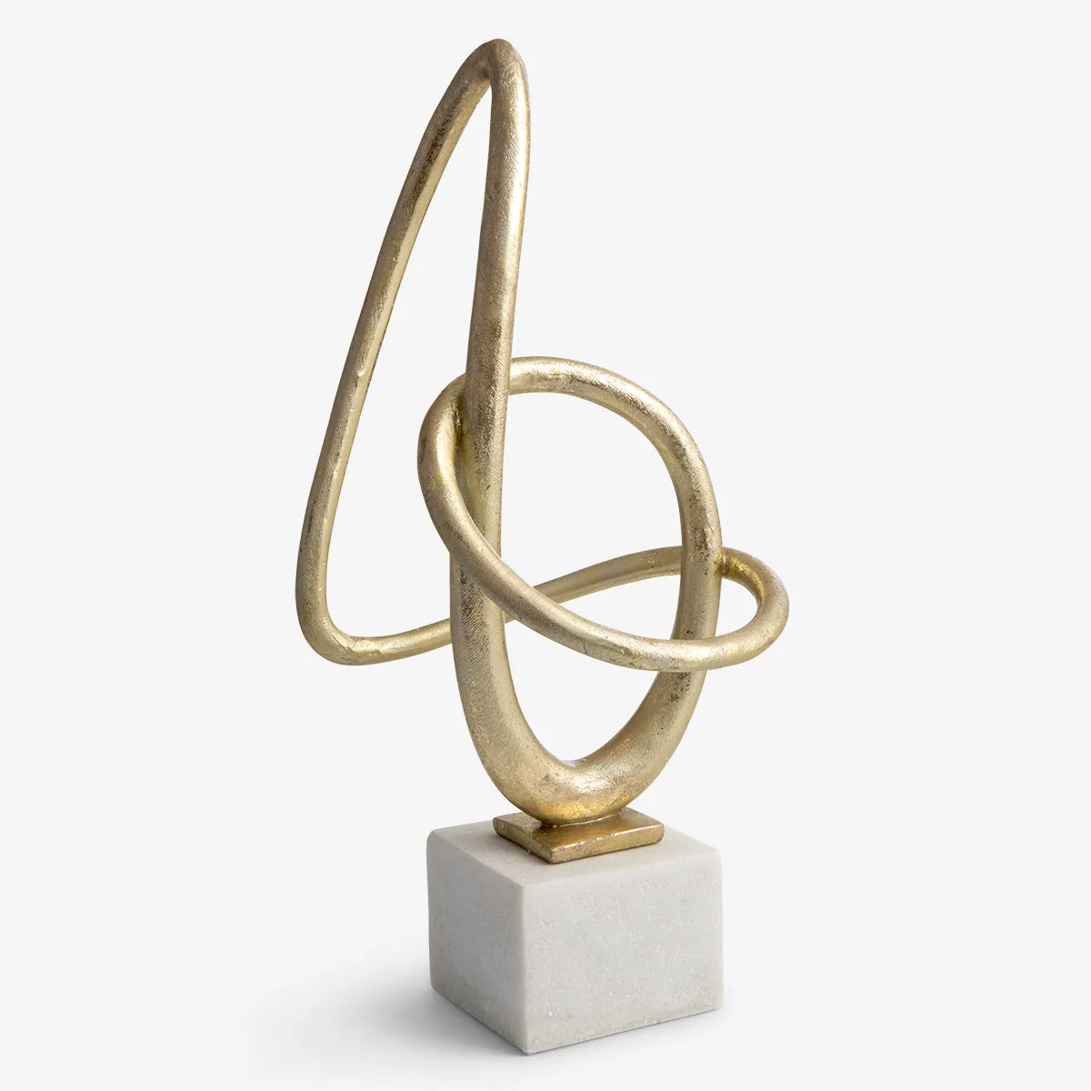 Hoop Sculpture (Gold Finish)