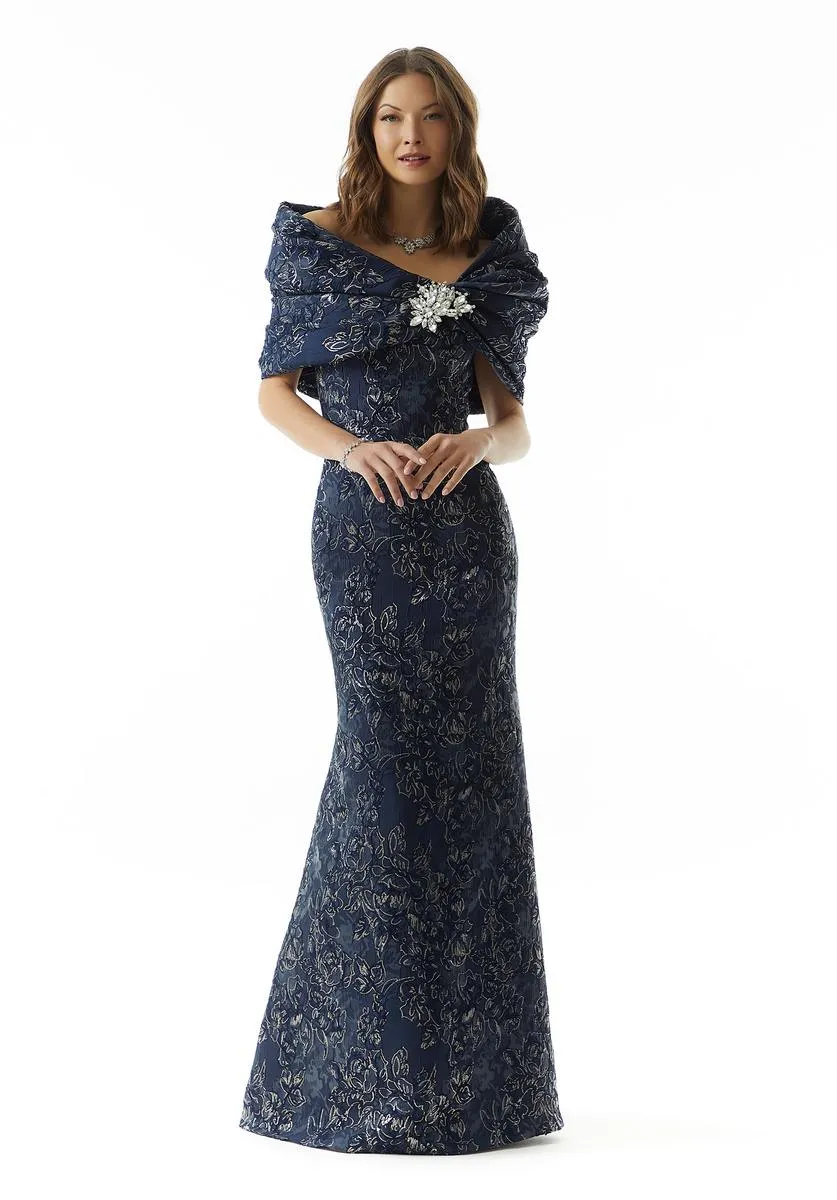 MGNY Madeline Gardner Fit and Flare Evening Dress 73017
