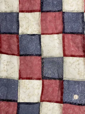 Multicolor Silk Patchwork JEAD-017 Fabric