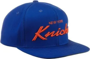 Nba New York Knicks Anniversary Snapback Draft Cap, One Size, Blue
