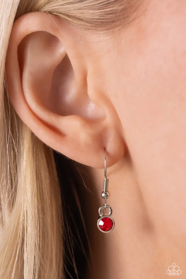 Paparazzi Necklace ~ Loving Landmark - Red