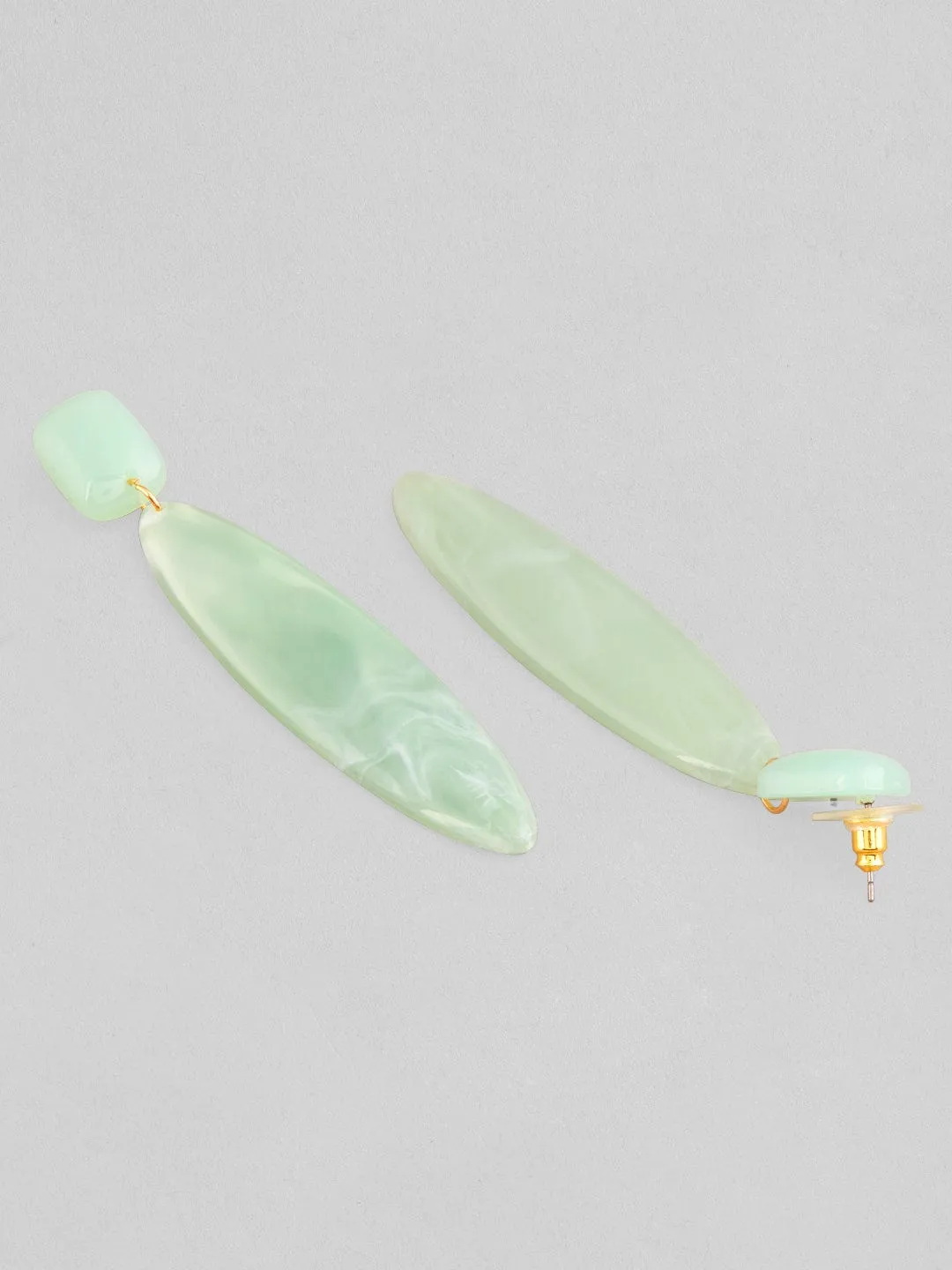 Rubans Voguish Mint Green Coloured Classy Western Earrings.