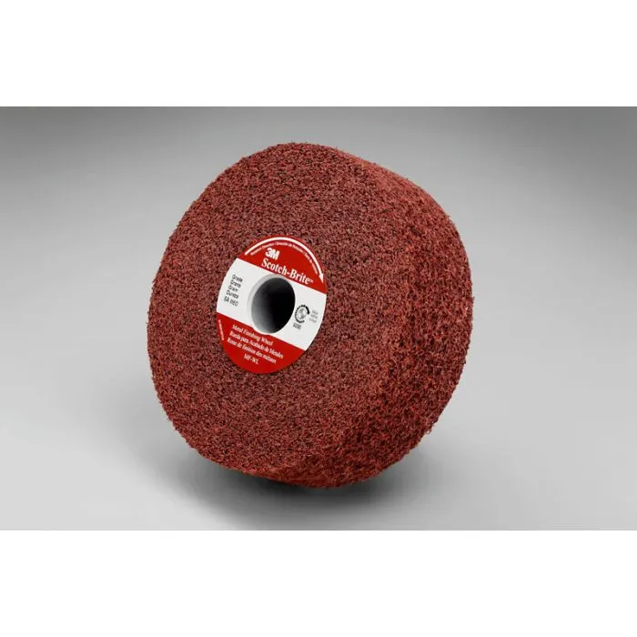 Scotch-Brite™ Metal Finishing Wheel, 6 in x 3 in x 1 in 4A CRS, 1 per case