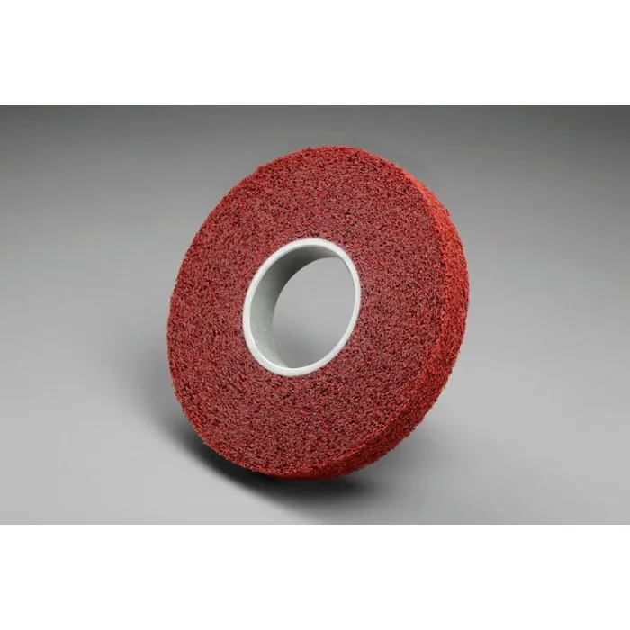 Scotch-Brite™ Metal Finishing Wheel, 8 in x 1 in x 3 in 4A MED, 3 per case