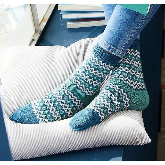 Socks with Jacquard Bundle from Regia Magazine 002 Premium Moments