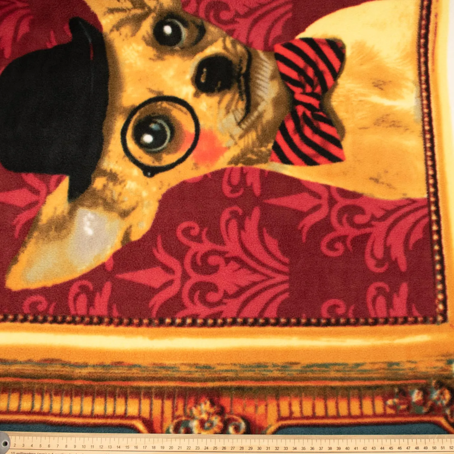 Sophisticated Chihuahua Printed Polar Fleece Design 48 - 1.28M Panel