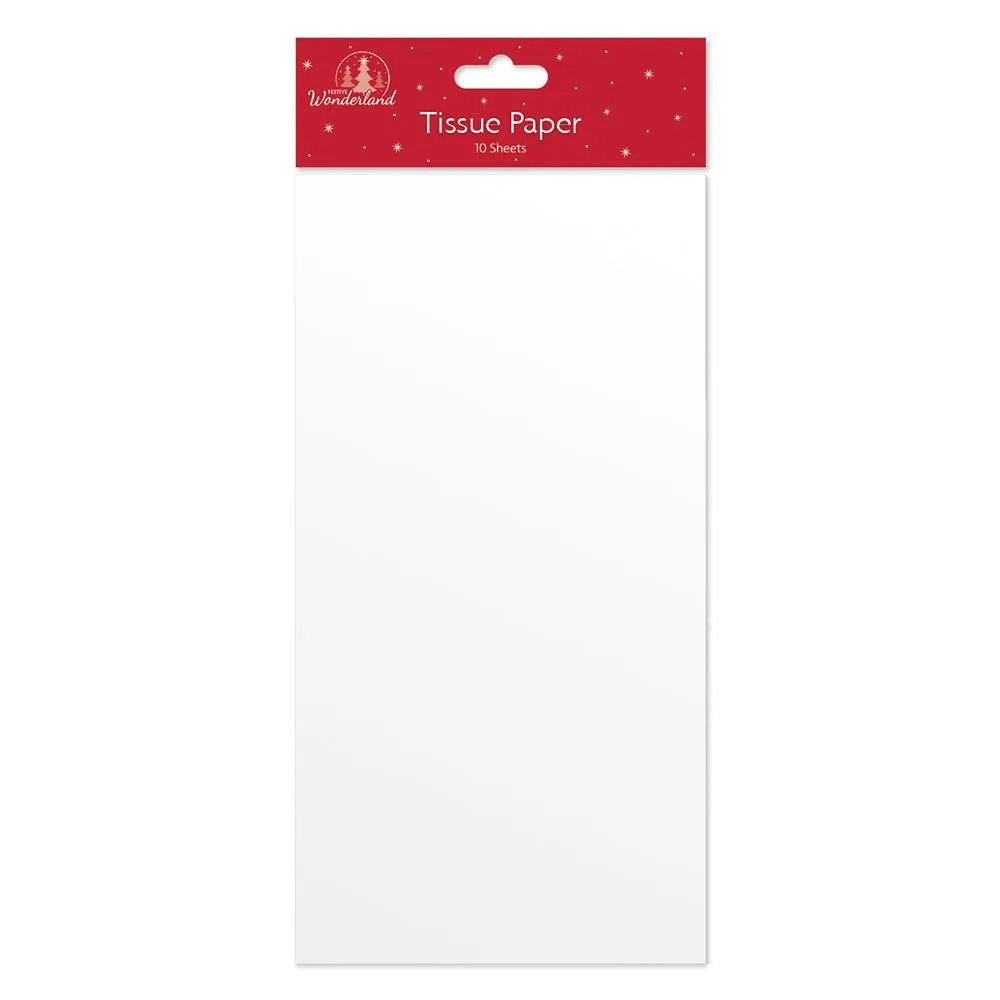 Tallon Tissue Christmas White | 8 Sheets