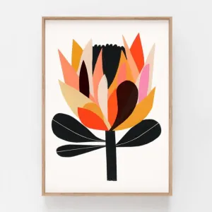Waratah Bloom Art Print