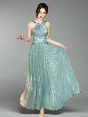 Women's French Silk Satin Dress