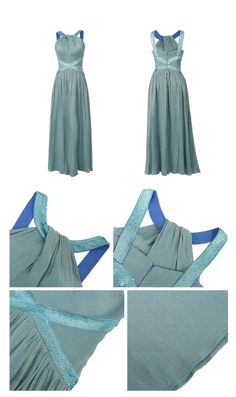 Women's French Silk Satin Dress