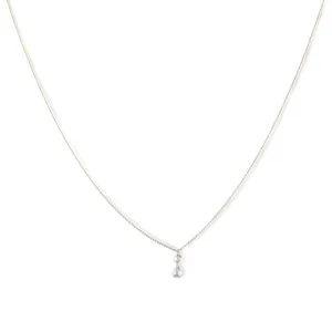 Yellow Gold Necklace with Two Diamond Roses